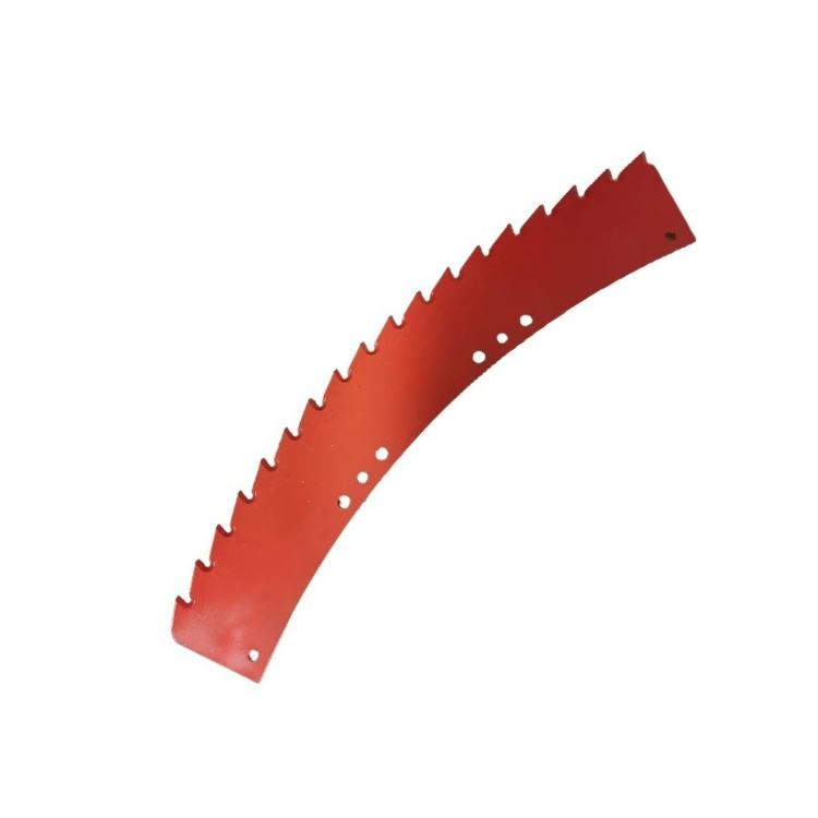 Hay baler cutting deck blade