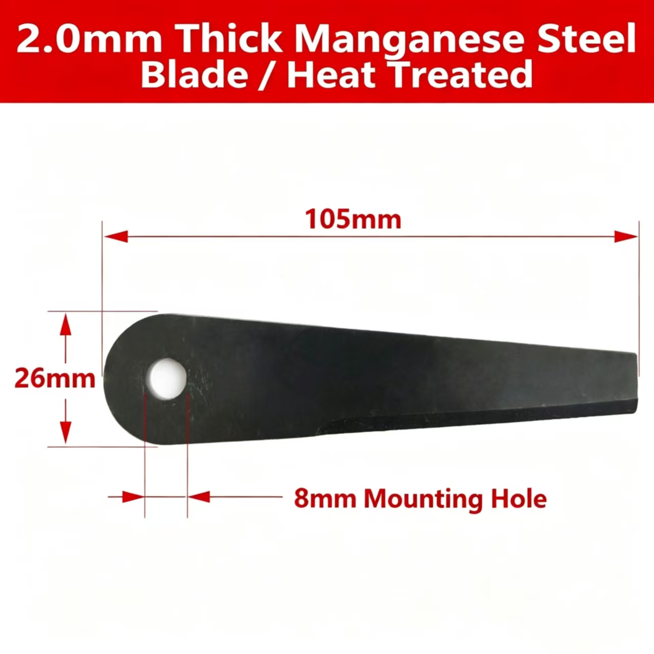 Special blades for the cutter head of the lawn mower